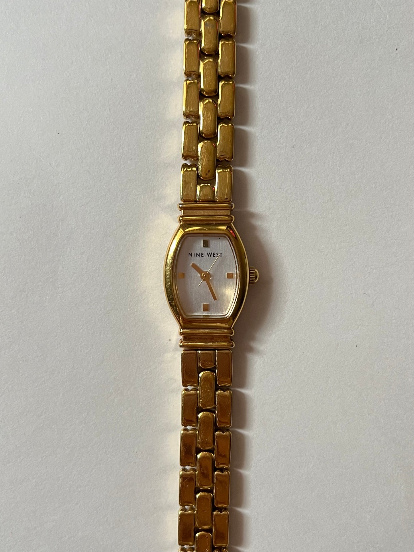 Lovely and Chic Two Toned Watch with Reversible Band