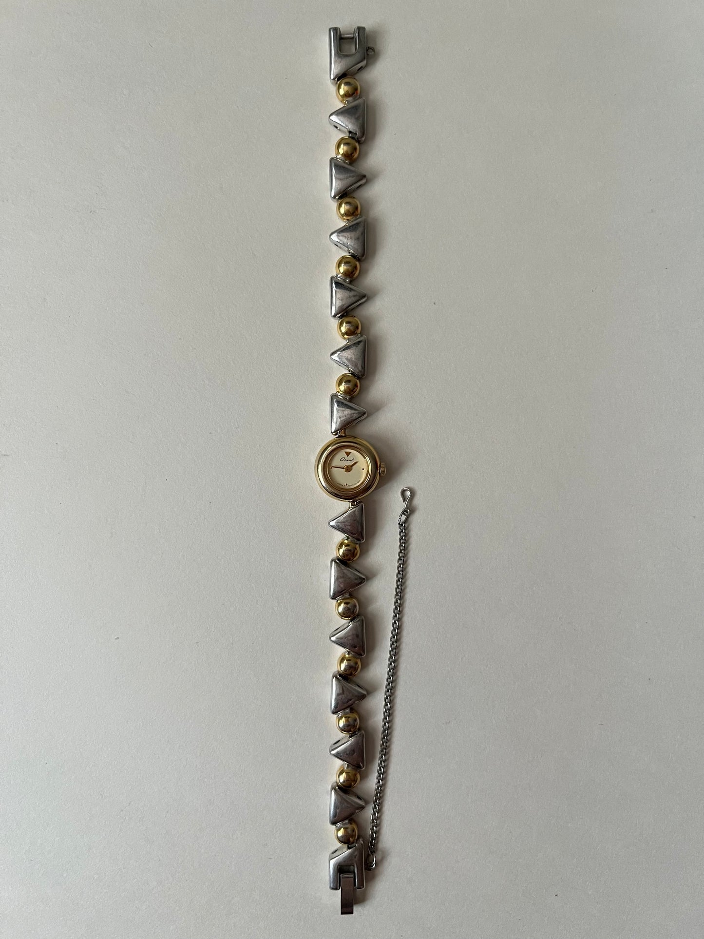 Absolutely Amazing and Unique Two Toned Watch with Small Round Dial