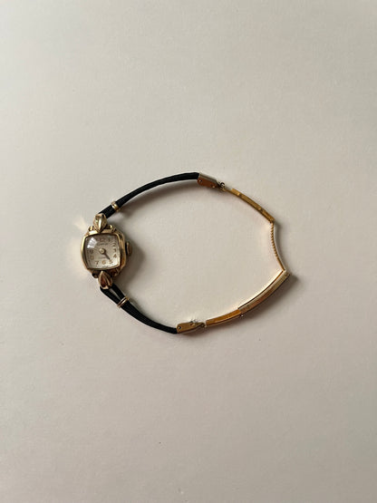 Vintage Gold Tone Dainty Hand-Winding Mechanical Watch