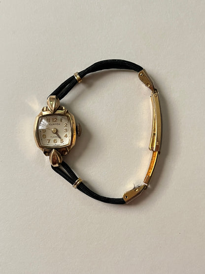 Vintage Gold Tone Dainty Hand-Winding Mechanical Watch