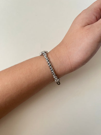 Absolutely Stunning Rare Silver Tone Seiko Watch with Blue and Purple Stones