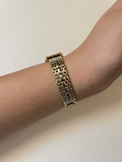 Extremely Rare Gold and Silver Tone Interchangeable Wrist and Pocket Watch Set