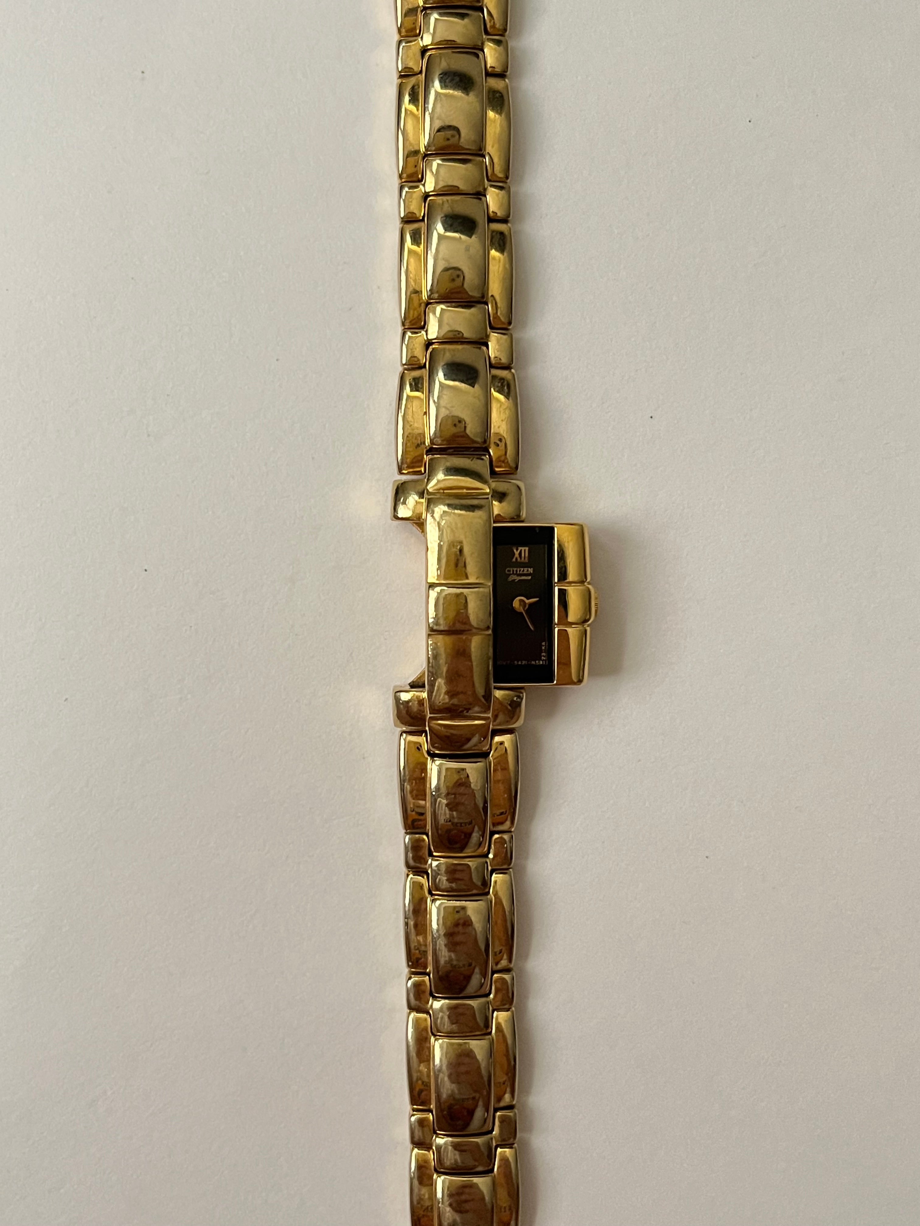 Rare and Stunning Gold Tone Citizen Peekaboo/Pop-out Watch – 143 Vintage