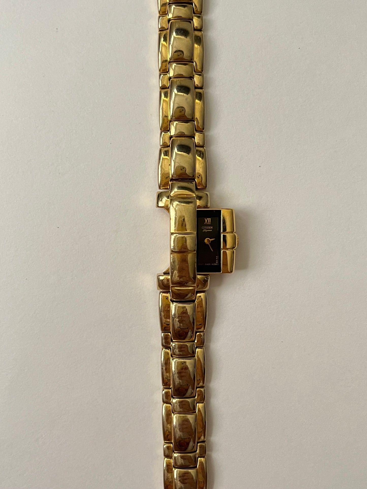 Rare and Stunning Gold Tone Citizen Peekaboo/Pop-out Watch