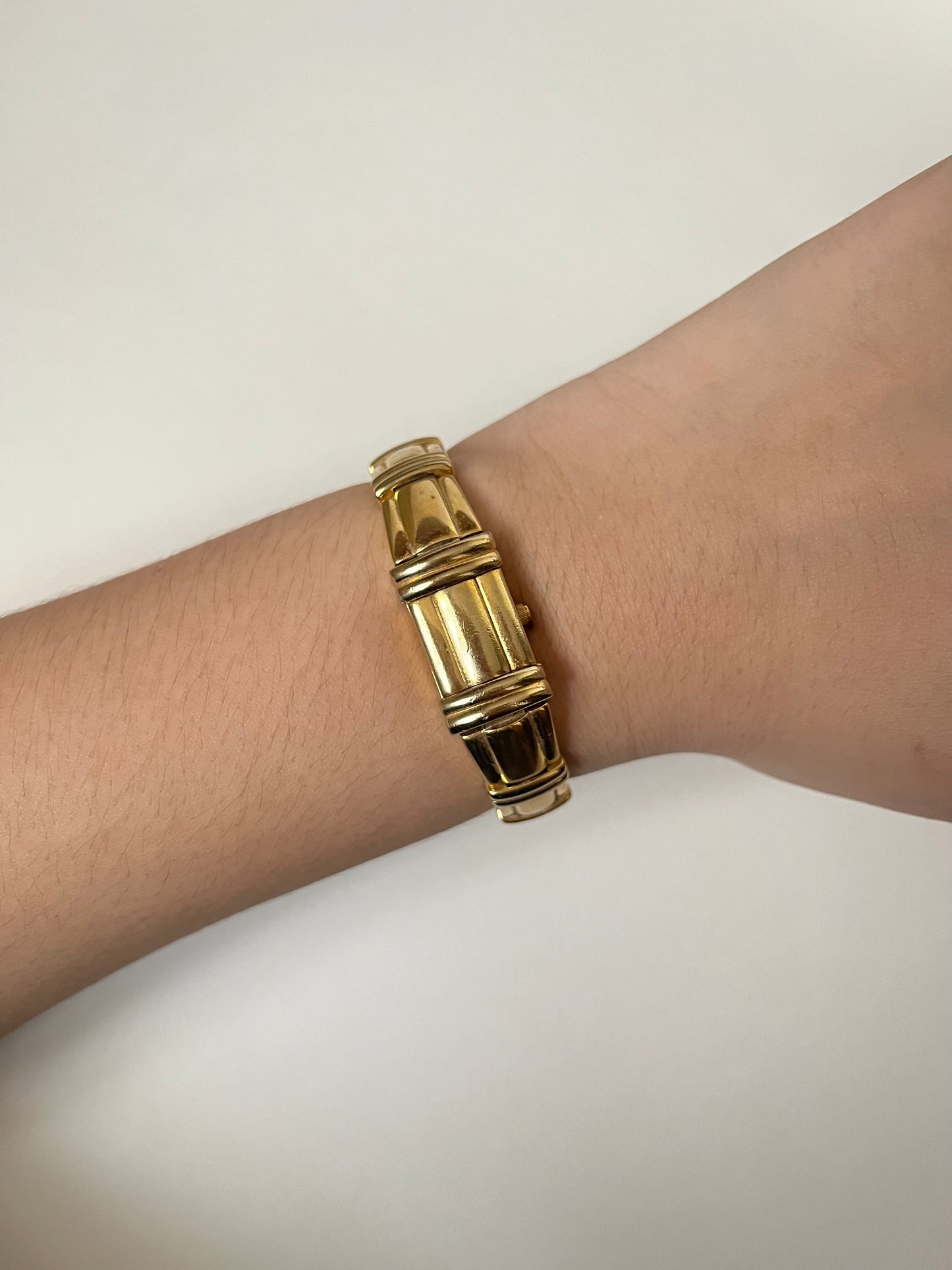 Extremely Rare Vintage Gold Tone Citizen Peekaboo/Slide-out Watch