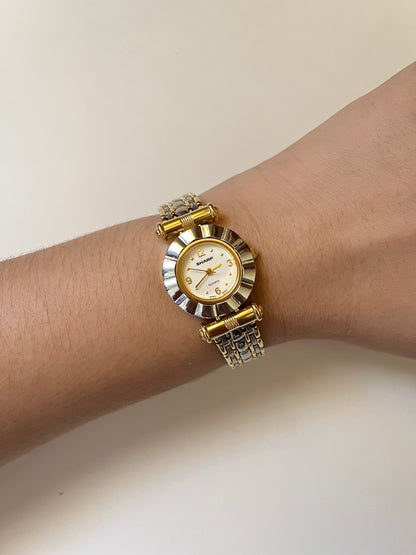 Extremely Rare Gold and Silver Tone Interchangeable Wrist and Pocket Watch Set