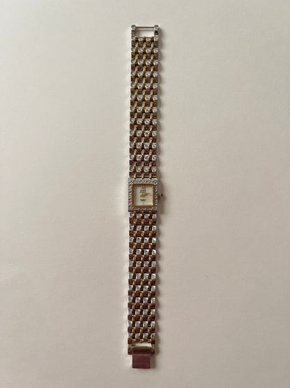 Lovely Two Toned Anne Klein Swiss Watch with Real Diamonds