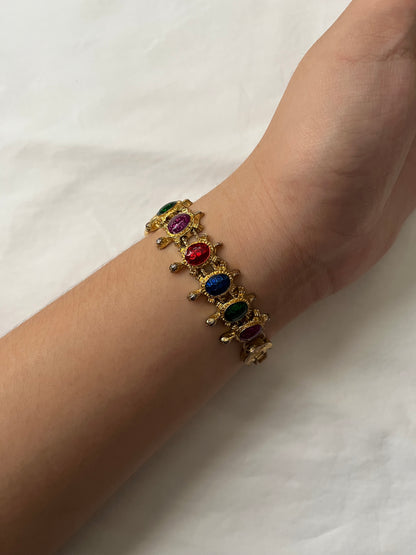 Adorable Gold Tone Slider Watch with Turtle Charms