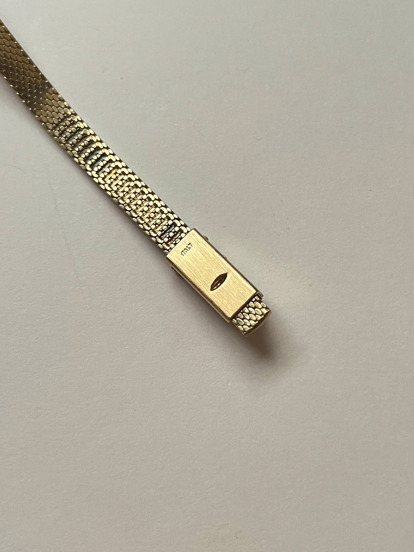 Astonishing Vintage Gold Tone Italy Made Jules Jurgensen Cocktail Watch with Real Diamonds