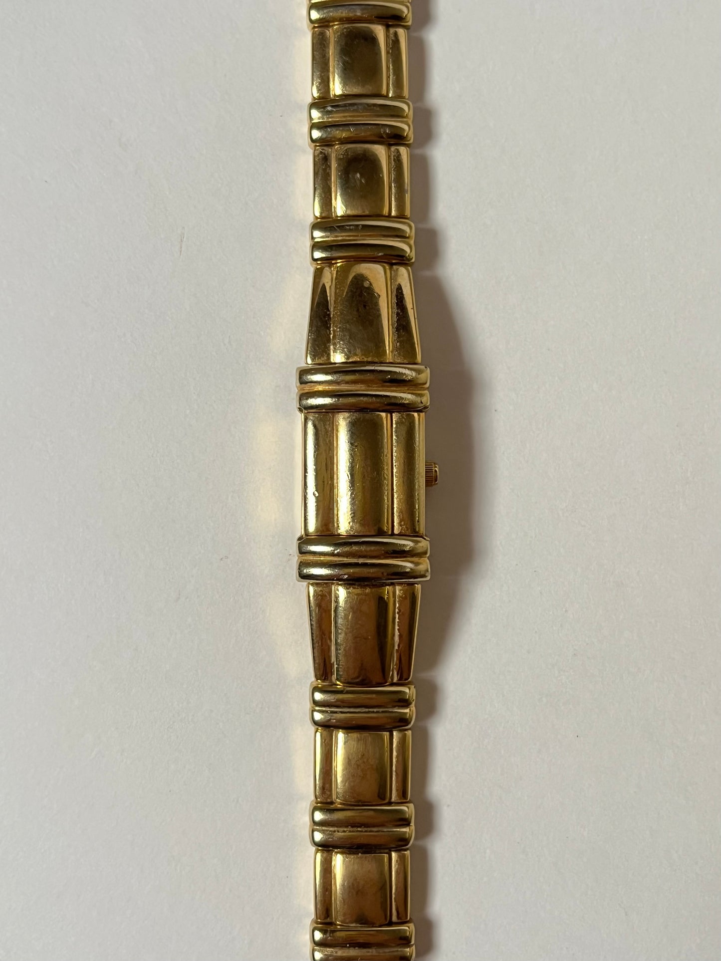 Extremely Rare Vintage Gold Tone Citizen Peekaboo/Slide-out Watch