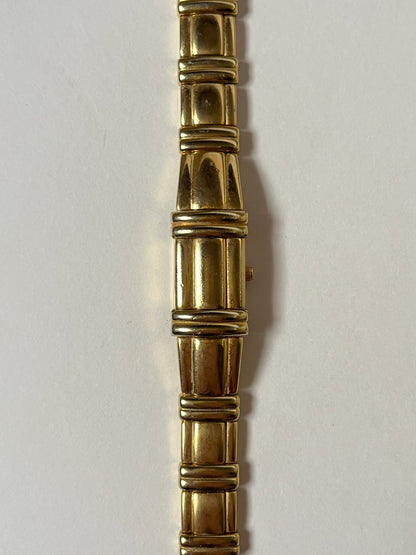 Extremely Rare Vintage Gold Tone Citizen Peekaboo/Slide-out Watch