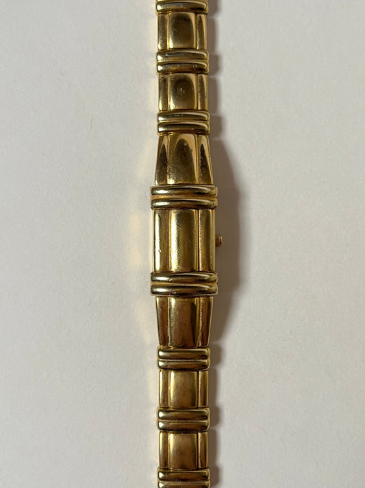 Extremely Rare Vintage Gold Tone Citizen Peekaboo/Slide-out Watch